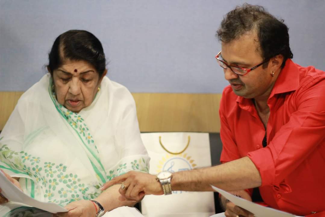 I always felt I was blessed when the legendary singer Lata Mangeshkar ji agreed to sing my compositions. Thanks yuvraaj parashar,  kapil kaustubh sharma. God bless.