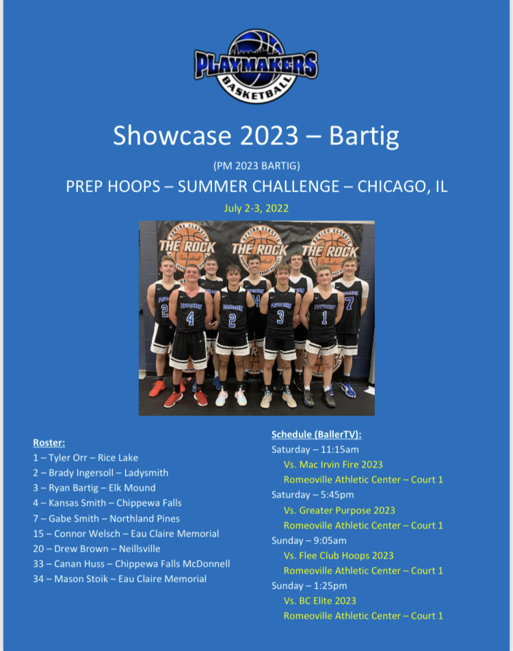 Playmakers 2023 - Bartig tweet media