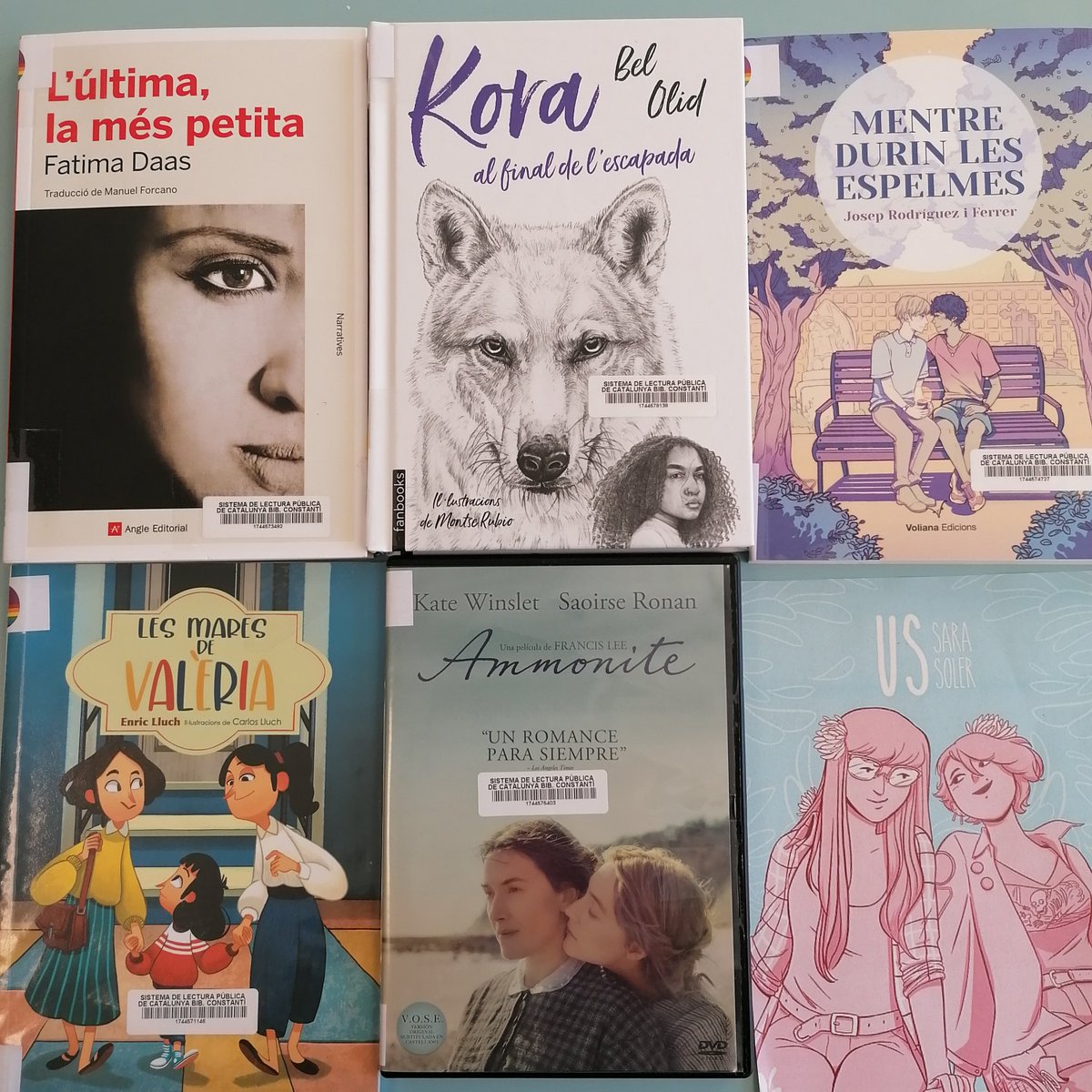 biblioconstanti's tweet photo. 🏳️🌈 Avui, Dia Internacional de l'#OrgullLGTBIQ+, us recomanem algunes de les nostres #novetats 🏳️🌈.
A la #BiblioDigital de #BibliotequesCat trobareu més recomanacions: https://t.co/zTElJalFSj
#OrgullLGTB2022 #respectem #estimem #femconstantí #fembiblioteca #quèfemalesbiblios https://t.co/nXEqcnVVit