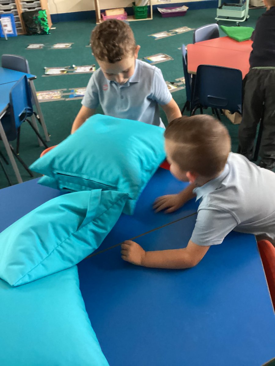 DolphinsBCP's tweet photo. This afternoon we are experimenting with peas! How many layers are needed before we can’t feel the pea anymore? https://t.co/Qo09Y0oCBt