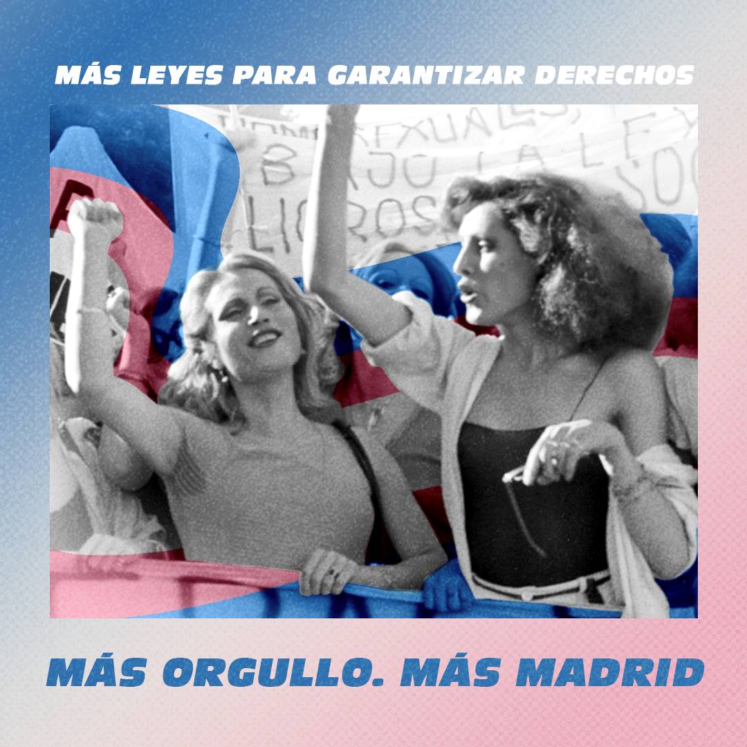 MasHortaleza's tweet photo. Hacen falta más leyes que garanticen de forma definitiva nuestros derechos.
53 años después de Stonewall,
necesitamos leyes estatales, que no nos dejen en manos de la arbitrariedad de los gobiernos de las comunidades.
#masorgullo 🏳️🌈🌈🏳️⚧️ Más Madrid https://t.co/m9PDdf3d6L