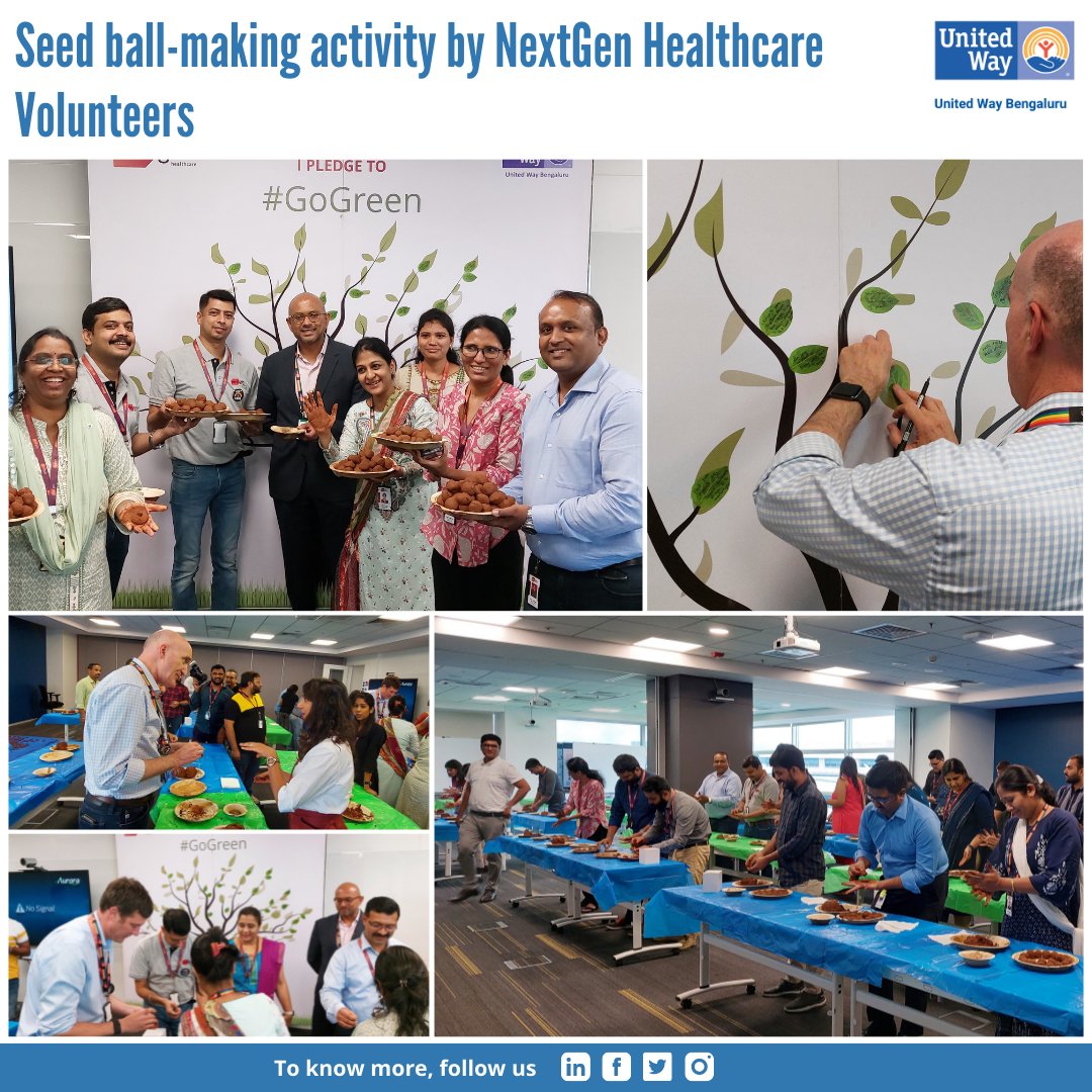 uwbe's tweet photo. 150 volunteers including leadership from our CSR partner @NextGen pledged to be the custodians of the environment. They made 2800 seed balls of clay and a variety of seeds - bamboo, cotton silk, ficus Viren, cluster fig, and mustard. 
Are you ready to be our next #volunteer ? https://t.co/LMGJMvHCgP