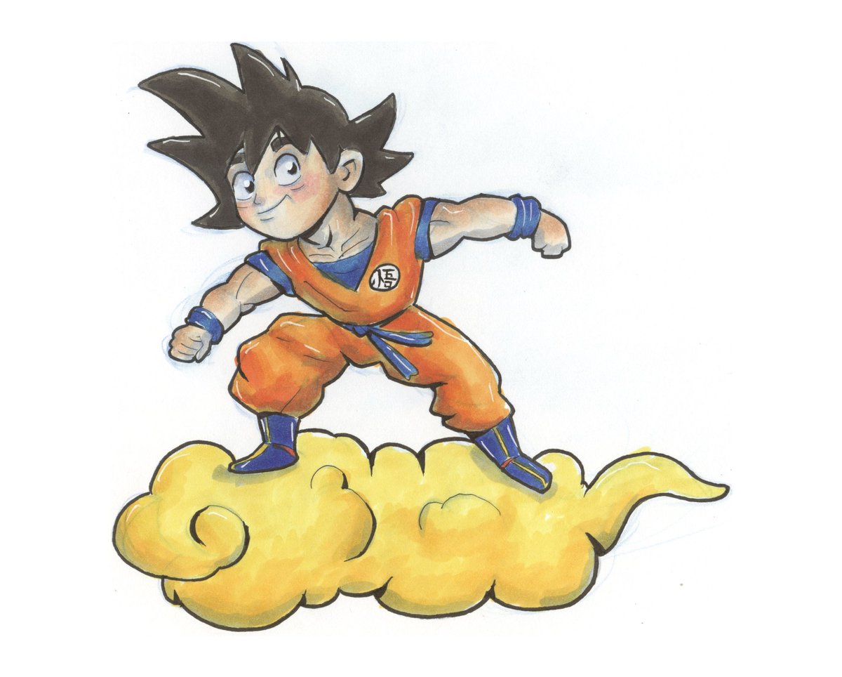 Dragon Ball for Action! #junetoon #junetoon2022 #action #dragonballz #dragonballzart  #dragonballzfanart #dragonballzgoku #goku #nimbus #copicwithus #copic #copics #copicmarkers #zladdsmithart #characterdev #professionalillustrator #drawingstyles #cuteillustrations #cutedraw