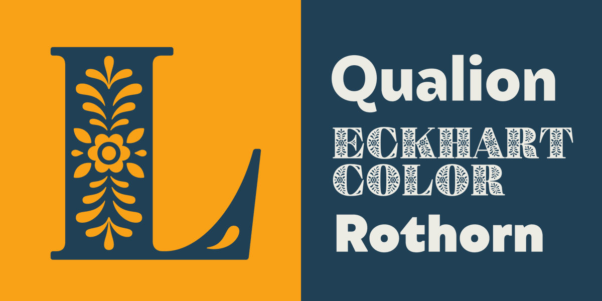 ROHH Type Foundry:
From floral details in Eckhart Color to the geometric precision of Rothorn. Just two of many great typefaces from ROHH.

fonts.ilovetypography.com/fonts/rohh