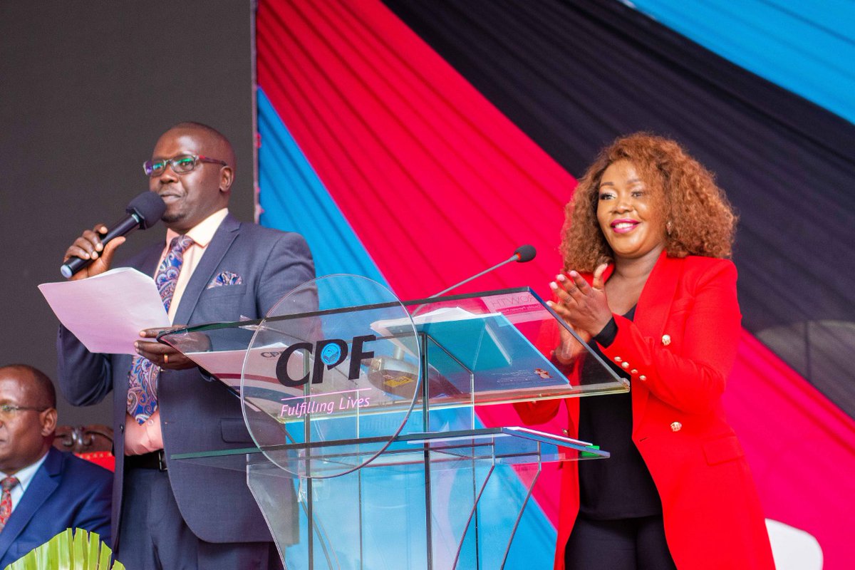 When duty calls, I respond. Thank you @CPFKenya for engaging my MCee Services during your #CPFAGM2022. It was even greater when we co-hosted the event together with one of the finest Professional MCee @TerryanneChebet ...our collabo specied it all.