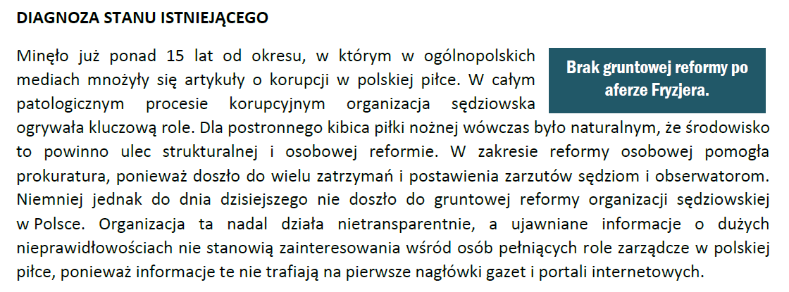 VoiceArbiter's tweet photo. Fragment z rozdziału wprowadzającego pierwszego w historii raportu o środowisku sędziów piłki nożnej. Dużo komentarzy obecnie w kwestii Afery Fryzjera. Znajdziesz ww. raport na profilu KS Centralnie i Lokalnie. https://t.co/HQiKakPnbX