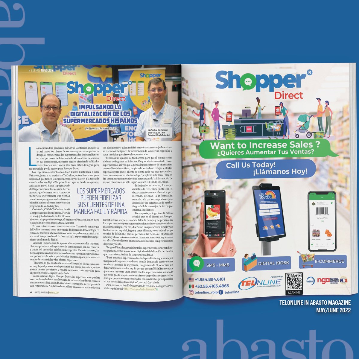 abasto's tweet photo. The experts at @telonline know the importance of #IndependentSupermarkets optimizing their customer experience.
💡 Learn more about Shopper Direct, the digital solution for supermarkets in Abasto Magazine! https://t.co/tLiWNyVT6E
#eGrocery #shopperretention #HispanicRetail https://t.co/xIW8v5wPaI
