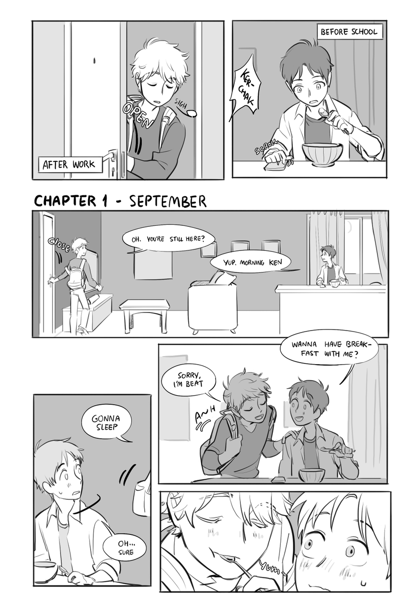 [Chapter 1]

first chap of my roommate stenny comic! more to come 🙏

as previously mentioned, thanks to @shokikita who acted as my editor on the whole thing 💞 