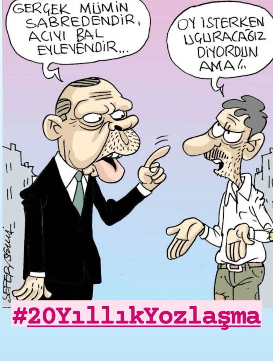 Hep bize sabır sabır da bir yere kadar
#20YıllıkYozlaşma bitecek bitmeli  ✊