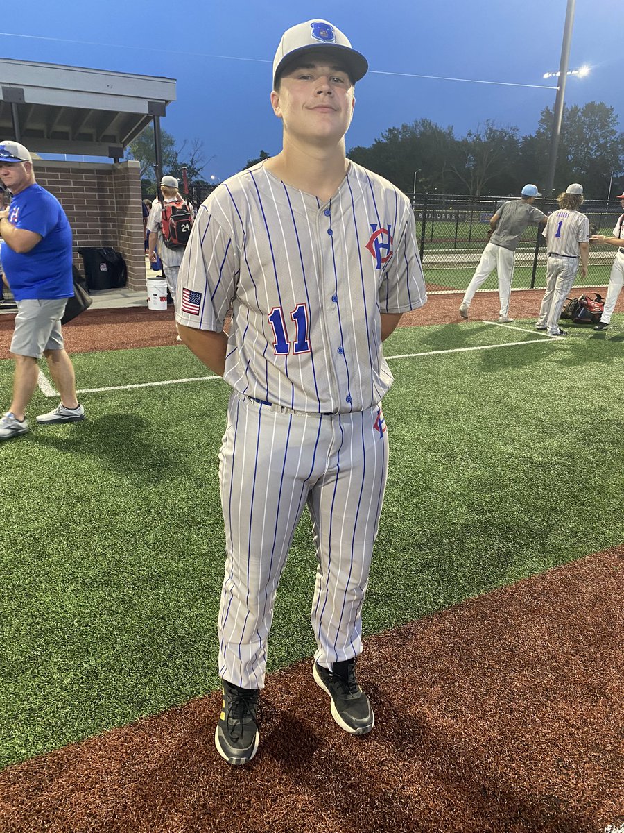 2024Cubs's tweet photo. Jacob Isley
Catcher-Class of 2024
@jacobisley121 has earned our hard hat hard worker of the tournament twice. He puts in quality innings behind the plate and is getting better every time he takes the field. We look for Jacob to finish out July with a bang. @MacBraves1 https://t.co/0GEHRE1Krw