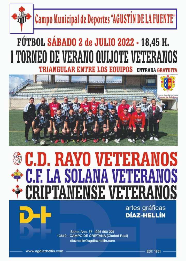 Por lo visto la temporada no está terminada y este sábado nos desplazamos a campo de Criptana a disputar un triangular, 💪💪💪