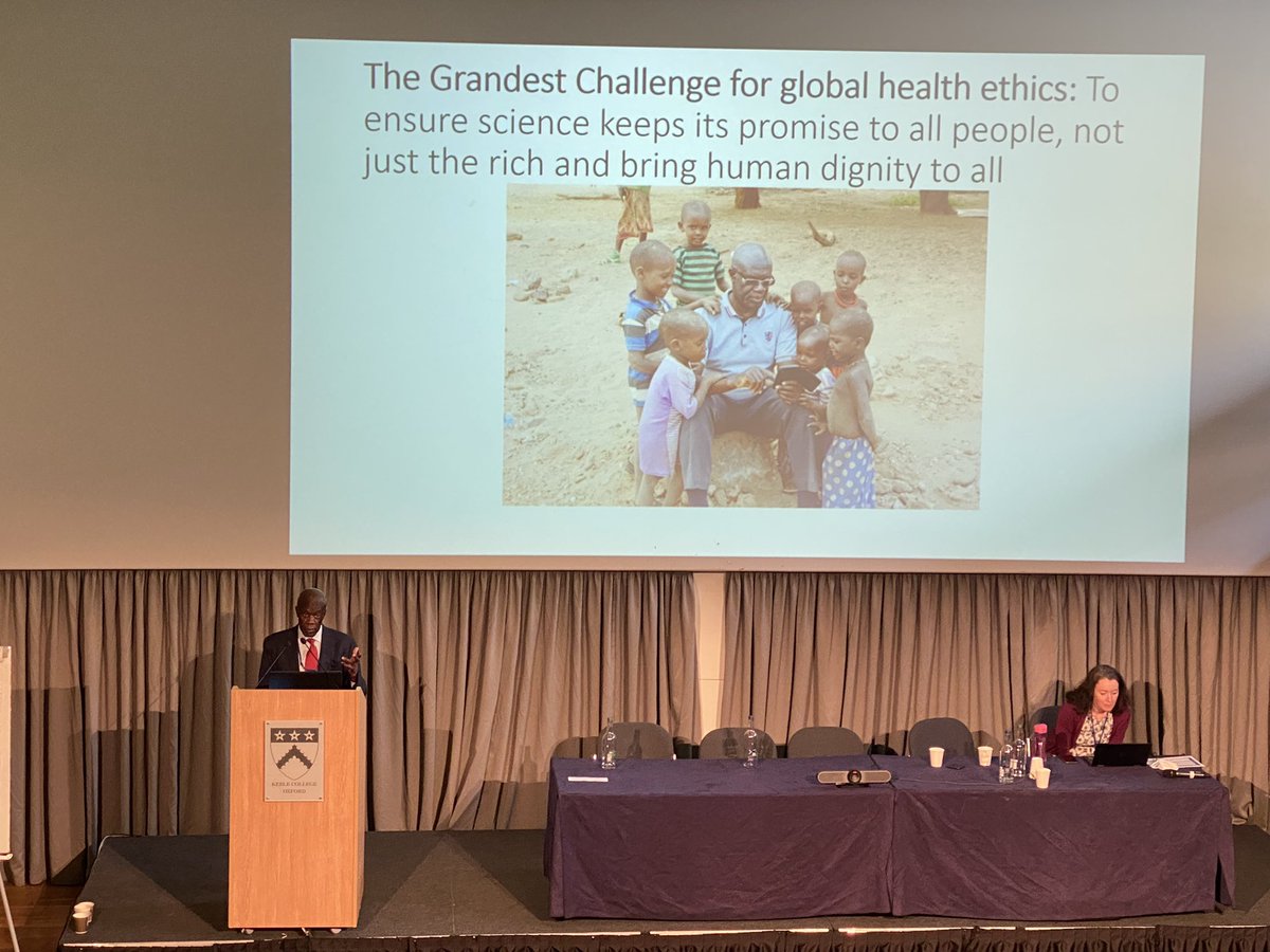 FerrettiAgata's tweet photo. Inspiring keynote lecture by Prof. Nelson K. Sewankambo closing an exciting and thought provoking two days of #OGHB22
Grateful to attend this conference and share our latest research on the #ethics of #digital health promotion in #LMICs!
@EthicsPolicyLab @Ethox_Centre https://t.co/6pncot1HDz