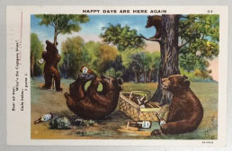 NARiverside's tweet image. We love a cool summer beer just as much as the next “person.” Right, @Denver_Archives? But #ArchivesWaitWhat? This is just too #VisitCalifornia for us! Bears with craft brews kicking back in the great outdoors! Why not?