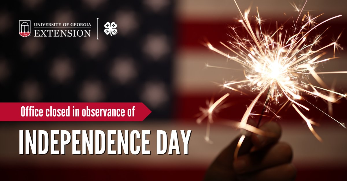 In observance of Independence Day, our office will be closed on Monday, July 4th. Have a safe holiday!