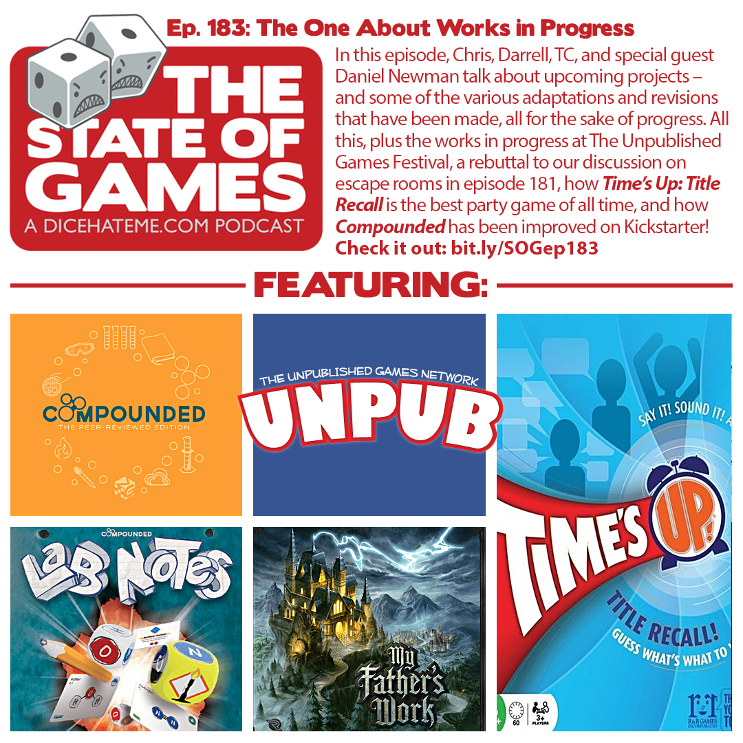 Finally, after all sorts of technical issues Ep. 183 of <a href="/thestateofgames/">The State Of Games</a> is live! Join <a href="/getlouder/">Darrell Louder</a> <a href="/PuppyShogun/">T.C. Petty III 🇺🇦</a> <a href="/dnlnwmn/">Daniel Newman @dnlnwmn.bsky.social</a> and me as we admit that sometimes we might need to adapt. 
bit.ly/SOGep183