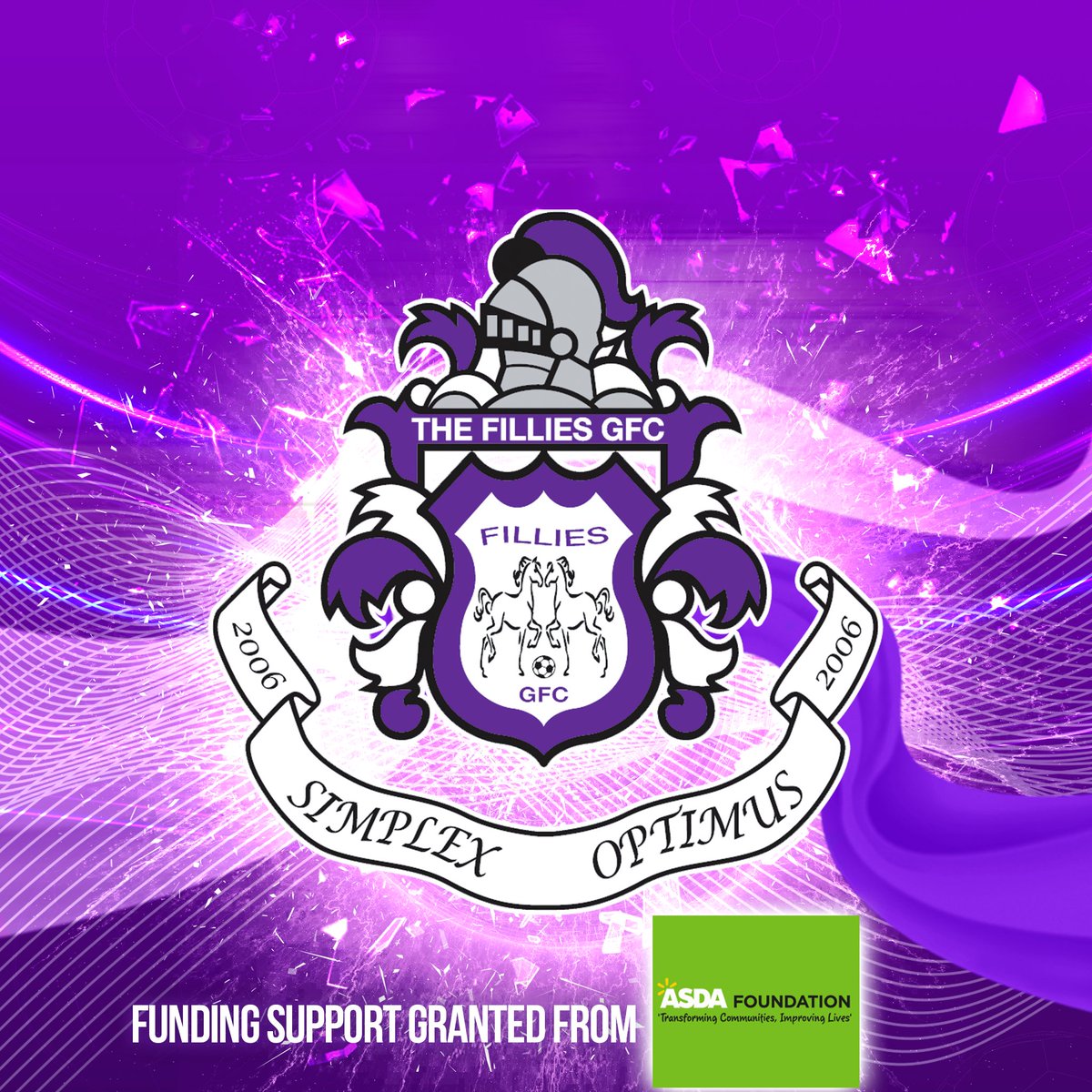 TheFilliesGFC's tweet photo. A massive Thankyou to the @AsdaFoundation   who have awarded The Fillies GFC a grant of £500 towards our gardening project 
#asdafoundation
#thefilliesgfc 
#girlsfootball #hergametoo #girlsfootballliverpool #girlsfootballsefton
#funding https://t.co/q8DzR0vaYz