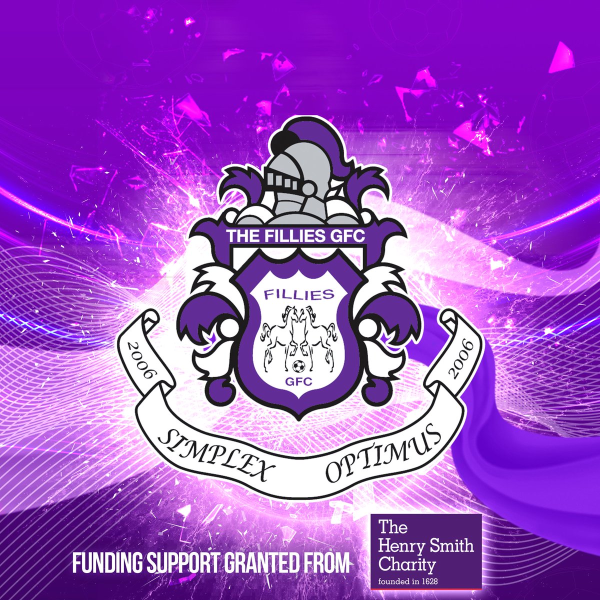 TheFilliesGFC's tweet photo. A massive Thankyou to the Henry Smith Charity who have awarded The Fillies GFC a grant of £2500 Holiday grant 
#Henrysmithcharity
#thefilliesgfc 
#girlsfootball #hergametoo #girlsfootballliverpool #girlsfootballsefton
#funding https://t.co/JbnvY4TeFd