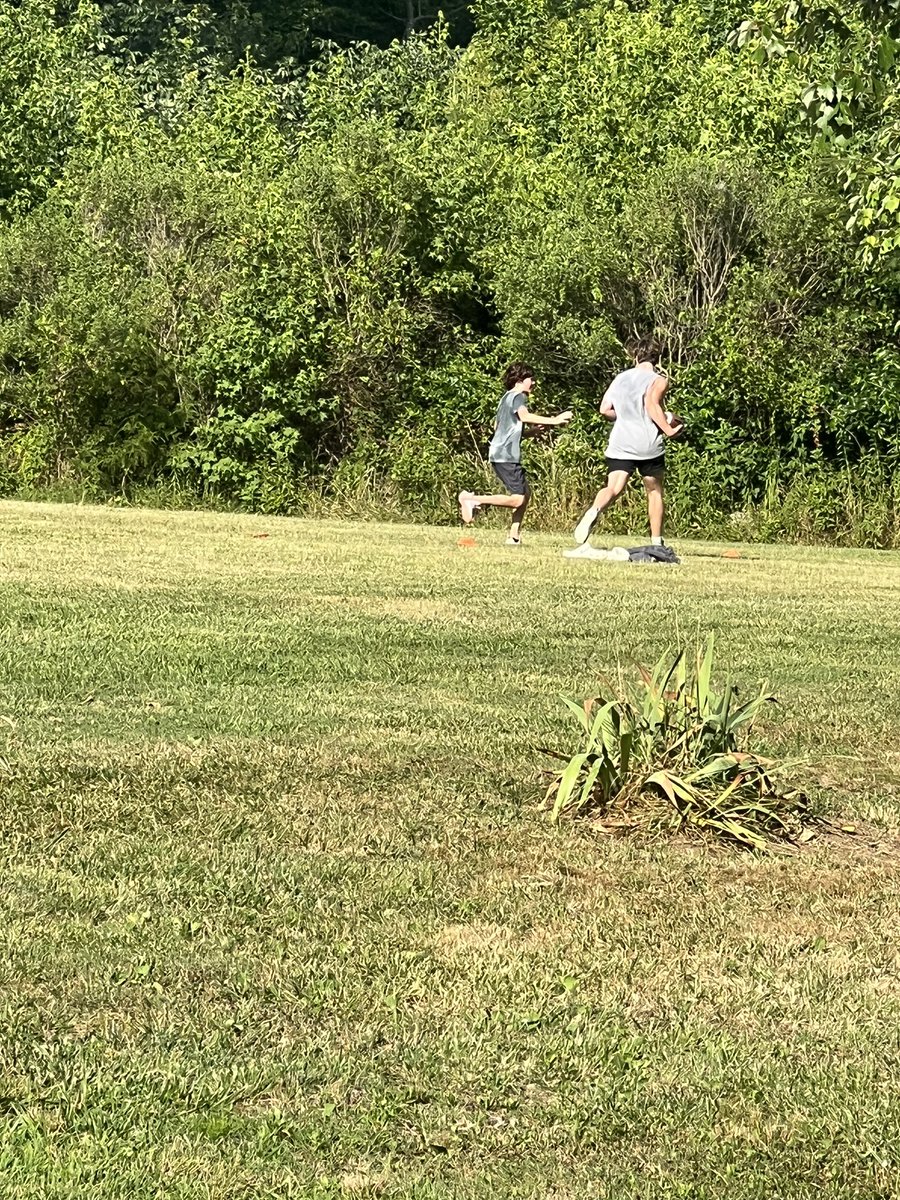 cbslate12's tweet photo. Came home to see @bradyn_slate working with Beckett to get him football ready. Makes me happy to see them working together.   #keepworkingboys https://t.co/ZcwE5bpFMl