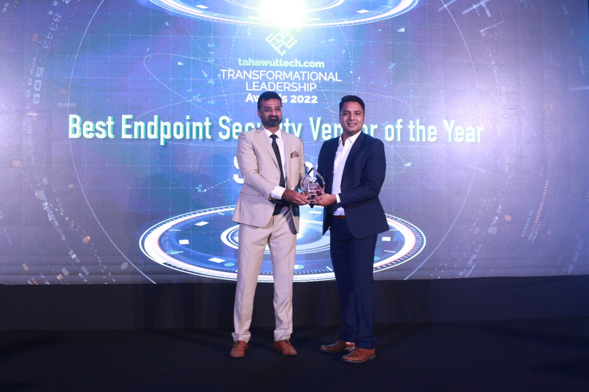 Sophos wins the Best Endpoint Security Vendor of the Year Award, congratulations.
<a href="/Sophos/">Sophos</a> 
#TLAwards2022
#tahawultech
