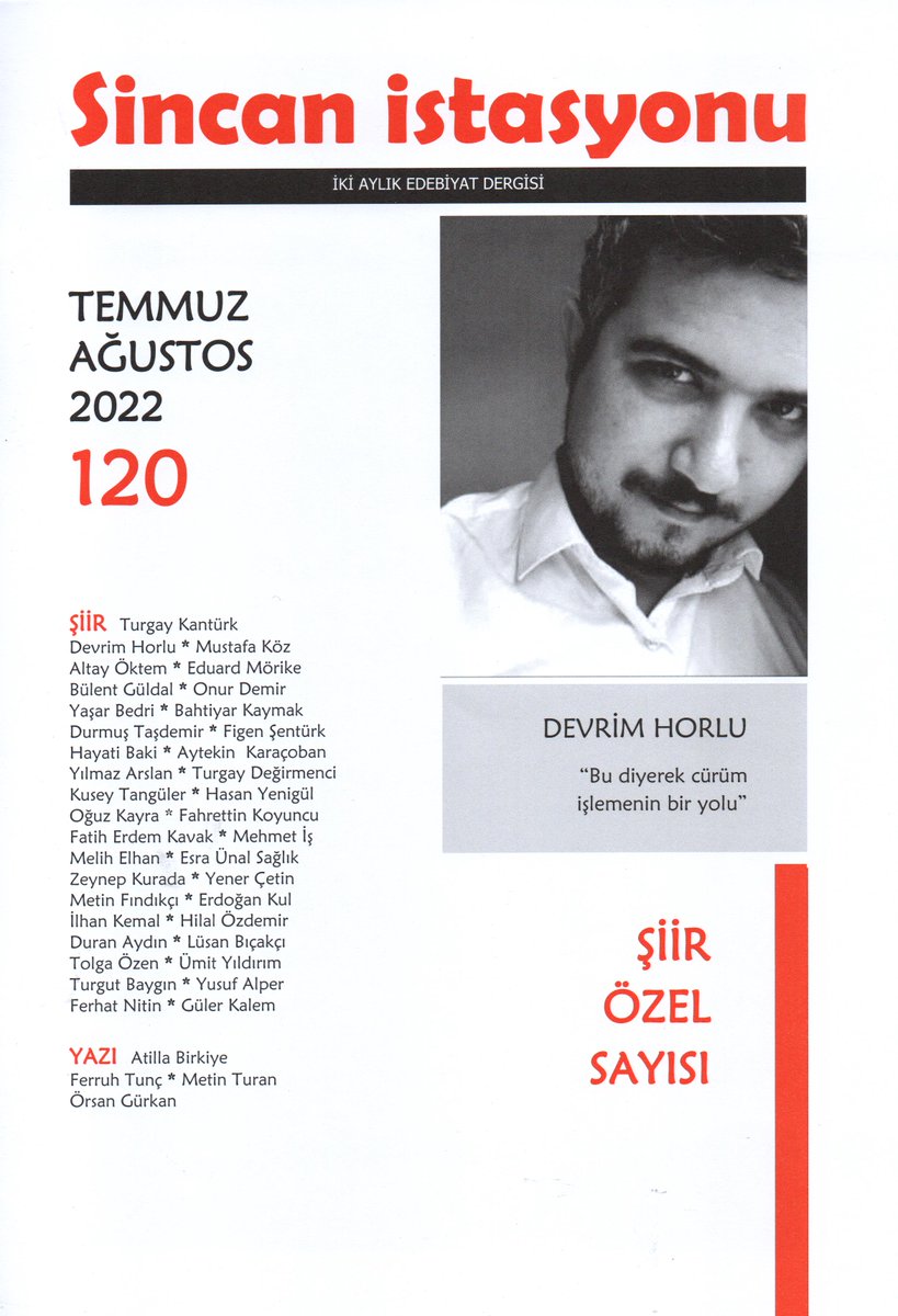 ABDLKADRBUDAK's tweet photo. Sincan İstasyonu'nun 120. sayısı çıktı... https://t.co/8puvZBZQdD