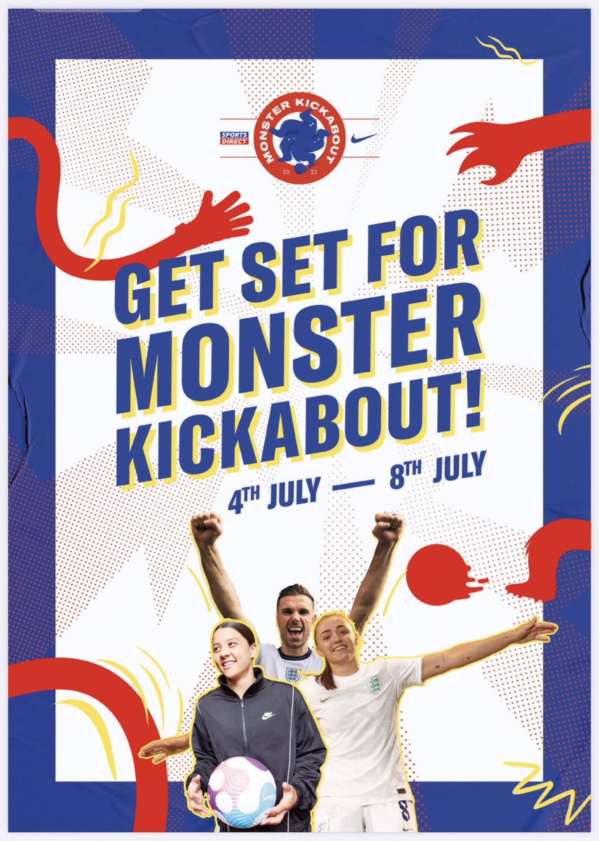 Next week we’re taking part in The Monster Kick About. Excitement levels - 💯 🔥⚽️⚽️⚽️