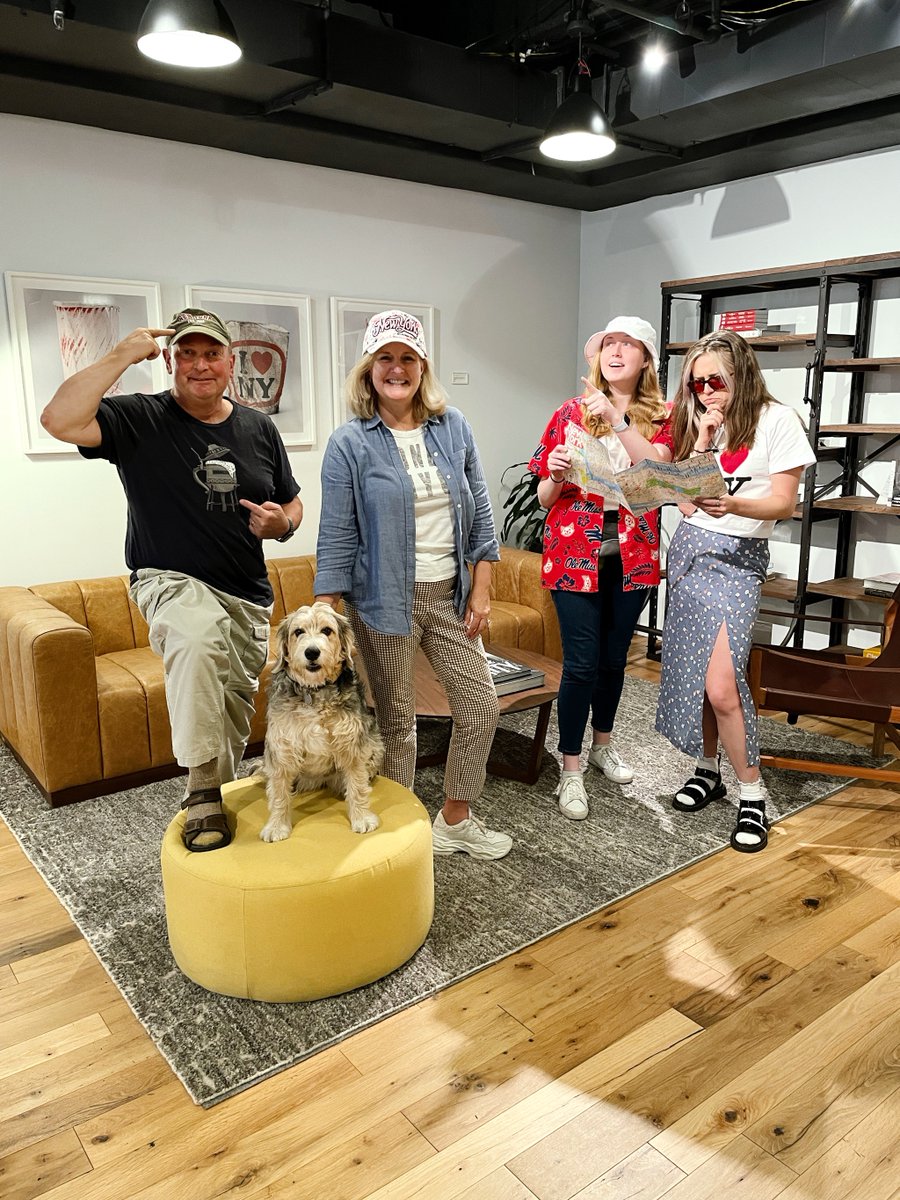 AyniBrigade's tweet photo. Last week we celebrated 9 years of Ayni Brigade with a festive spirit week! Here are a few of our NY-based team members in their finest tourist gear and AB swag.
#spirit #touristtuesday #AB #spiritweek #marketing #agency https://t.co/KIG7FdO2uO