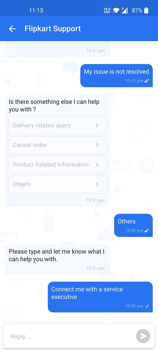 satishkumar_kss's tweet photo. @flipkartsupport So, what are your company's core values? Customer first?
1. Nt delivered on time
2. No communication of further delay,been 10 days since order
3. 15 min call nd other person goes mum suddenly
4. No call back again
5. Useless chat support
Still  customer friendly? https://t.co/eTwgyL9Brp