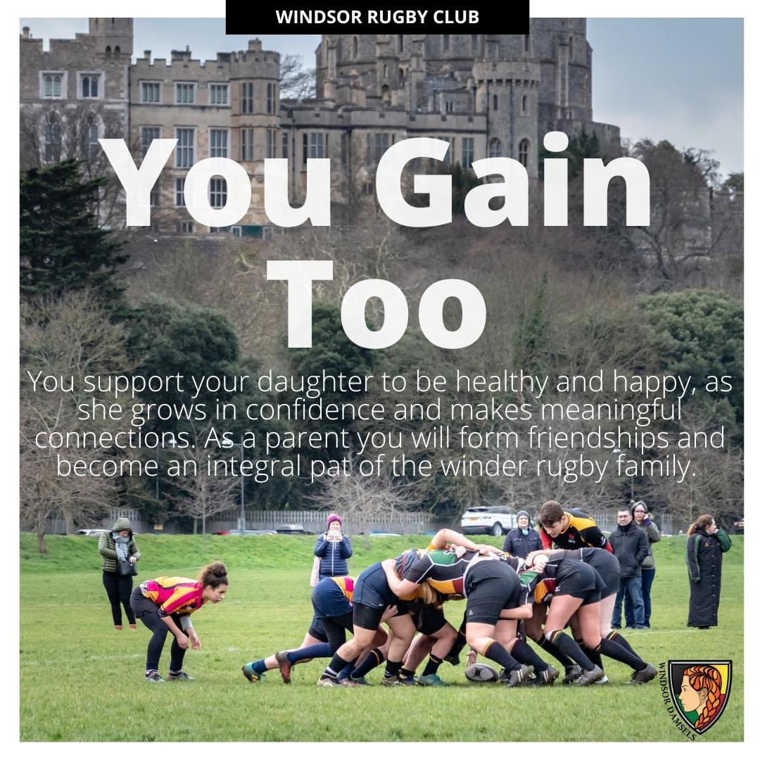 WINDSOR DAMSELS: Six Reasons Why Your Daughter Should Play Rugby- Part One
The Damsels are back in action with their first training session tomorrow from 6PM Till 7.30PM at Home Park. To register, please email
womenandgirls@windsorrugby.co.uk

ALL ABILITIES WELCOME. 

🟢🔴🟠⚫️