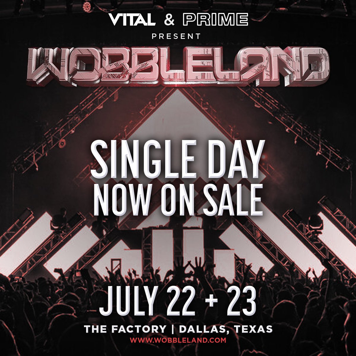 FAM‼️ RT &amp; Tag a friend for a chance to win 2 2-day tickets to WOBBLELAND at <a href="/thefactoryDE/">The Factory at Deep Ellum</a> on July 22nd &amp; 23rd. 

•Must Follow
<a href="/PRIMENIGHTCULT/">PRIME</a>
<a href="/VitalEvents/">Vital Events</a>
<a href="/TexasEDMFamily/">TEXAS EDM FAMILY</a>

•Ends 7/18

Tickets 🎟🎟 &amp; Info ℹ️ : wobbleland.com