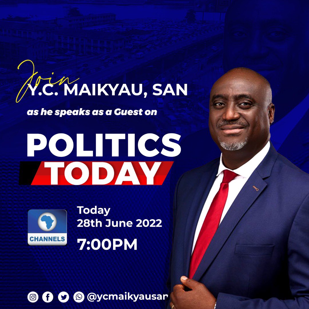 Join me as I speak on <a href="/channelstv/">Channels Television</a> in a couple of minutes.