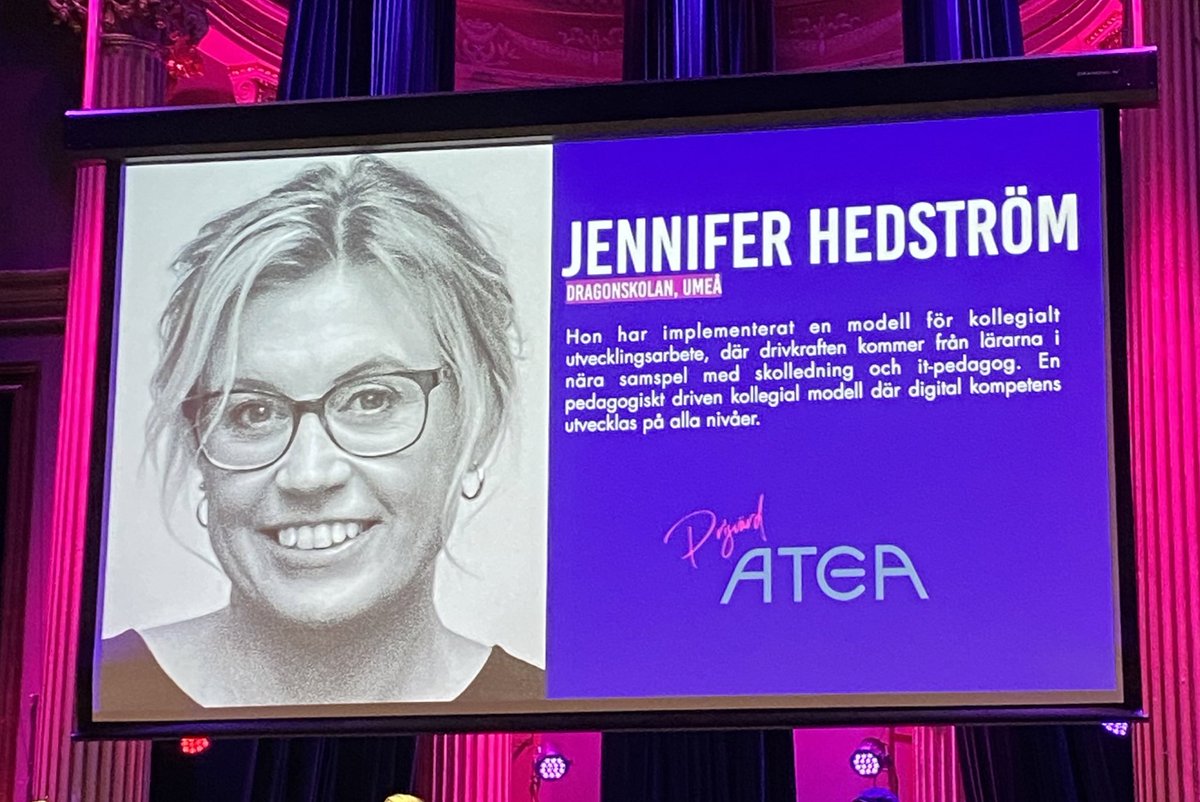 Årets digitaliseringsledare! Hurra 🎉 #skolledare21