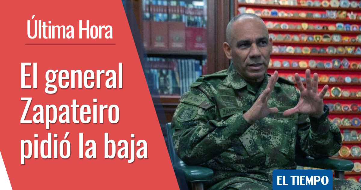ELTIEMPO's tweet photo. 🚨 ATENCIÓN | El 20 de Julio, el comandante del Ejército, el general Eduardo Zapateiro, se va de la institución. ► https://t.co/DHKXEshUFl

Noticia en desarrollo... https://t.co/tQeChtV1RZ