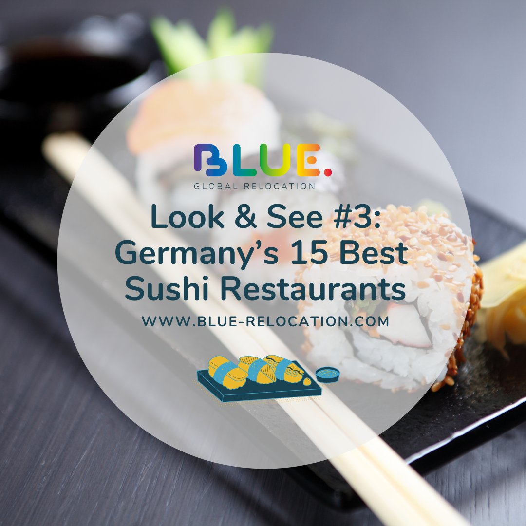 BLUE_relocation's tweet photo. In our latest blog post, we share our picks for the top three sushi spots in Germany’s five most populous cities — Berlin, Cologne, Frankfurt, Hamburg and Munich.  🍣 ⁠Link in bio!⁠
⁠
#bluerelocation #sushi #sushilove #food #germany #berlin #cologne #hamburg #frankfurt #munich https://t.co/RJSwKpr62D