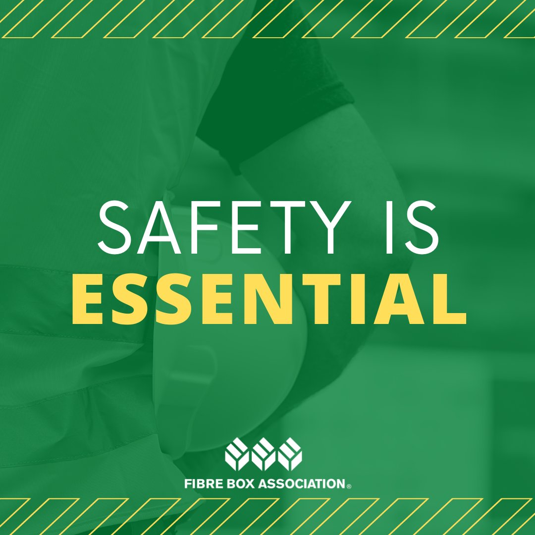 FibreBoxAssn's tweet photo. If you've been following along with us this month, you know that June is #NationalSafetyMonth. Health and safety is an important topic in the industry now more than ever. What steps are you taking to create a safe environment for all while on the job?  #SafetyIsEssential https://t.co/qEfGPbbDPB