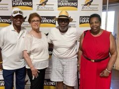 John,Howard and Mirinda join Susie at Calvin's community day Saturday