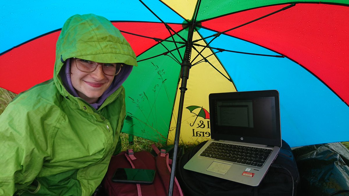PICTS (@picts_project) on Twitter photo Bit more Scottish weather today ☔ but we had umbrellas to the rescue to help us keep the laptop dry while downloading data and some pretty flowers to look at <a href="/Guardswellfarm/">Guardswell Farm</a> Bit more Scottish weather today ☔ but we had umbrellas to the rescue to help us keep the laptop dry while downloading data and some pretty flowers to look at <a href="/Guardswellfarm/">Guardswell Farm</a>