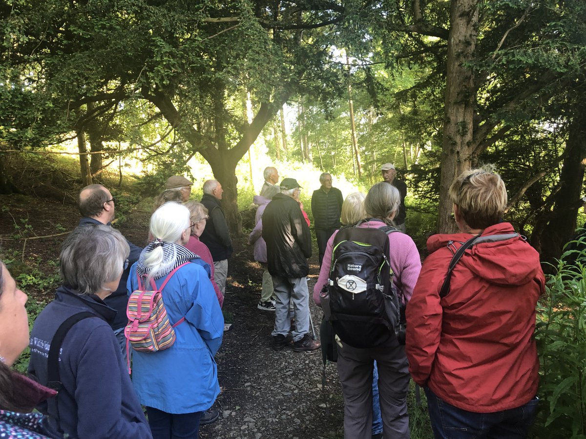 Yesterday evening, we had our first official walk of the year at The Haining in Selkirk. Led by local naturalist, Eric Middleton, we learned all about the flora and fauna of the area. <a href="/ScotWildlife/">Scottish Wildlife Trust</a> @Dr_EcoShelly