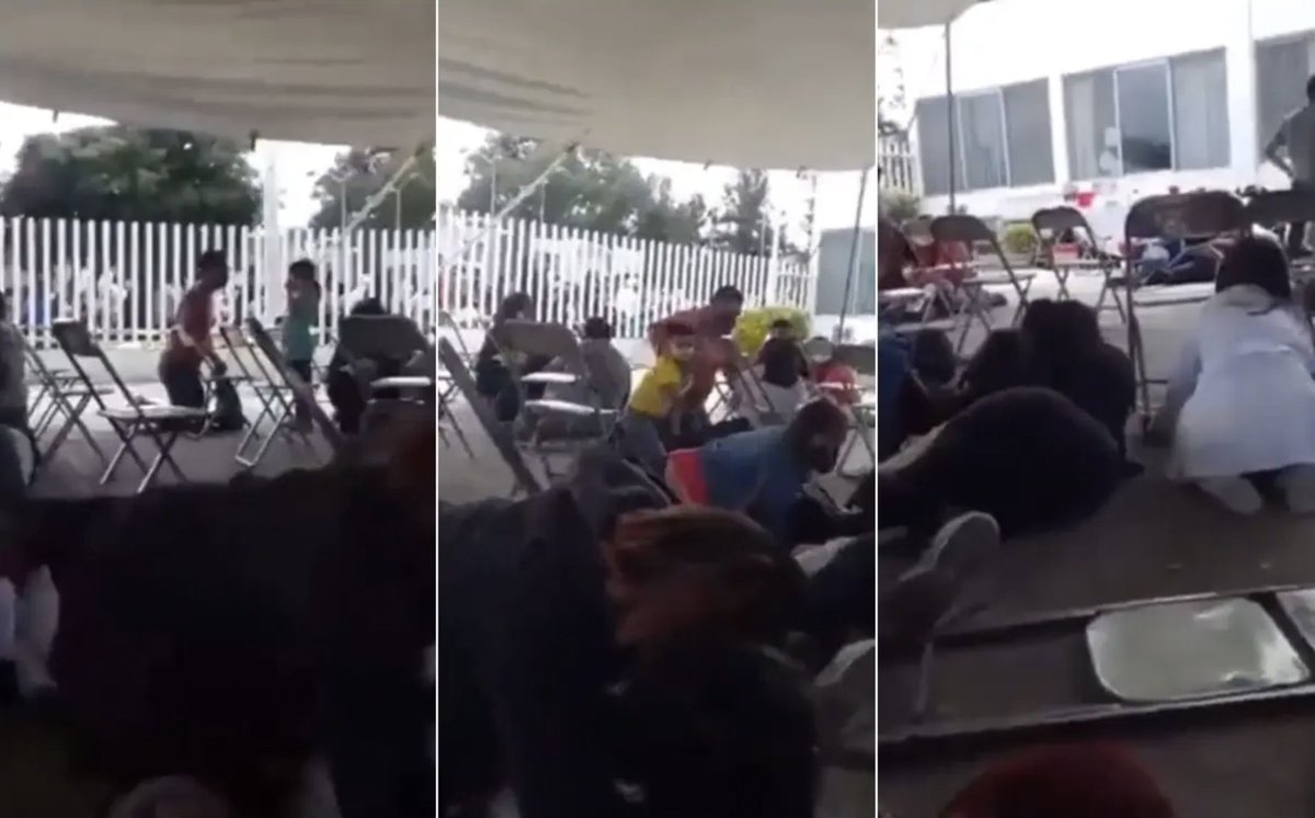 AristeguiOnline's tweet photo. #ÚltimaHora 🚨 Se registra balacera en sede de vacunación de menores en Puebla https://t.co/rHN0I1yQkp https://t.co/3FZjz0pFih