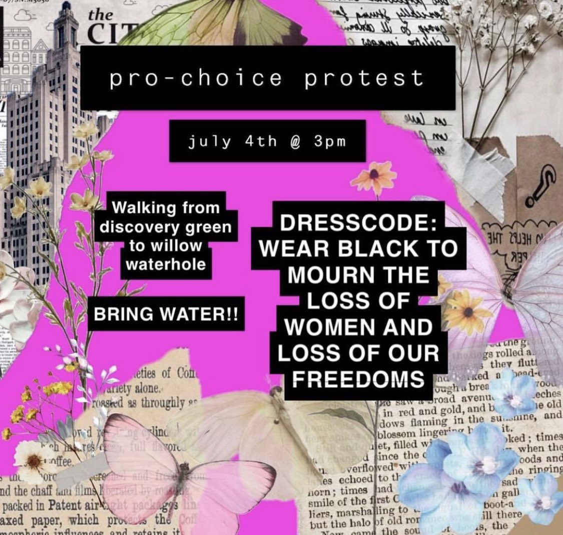 theeohzee's tweet photo. Safe abortion for anyone who has a uterus! #houstonprotest #RoeVWadeprotest #Houstonmeetup #prochoice https://t.co/hYlRq3Toae