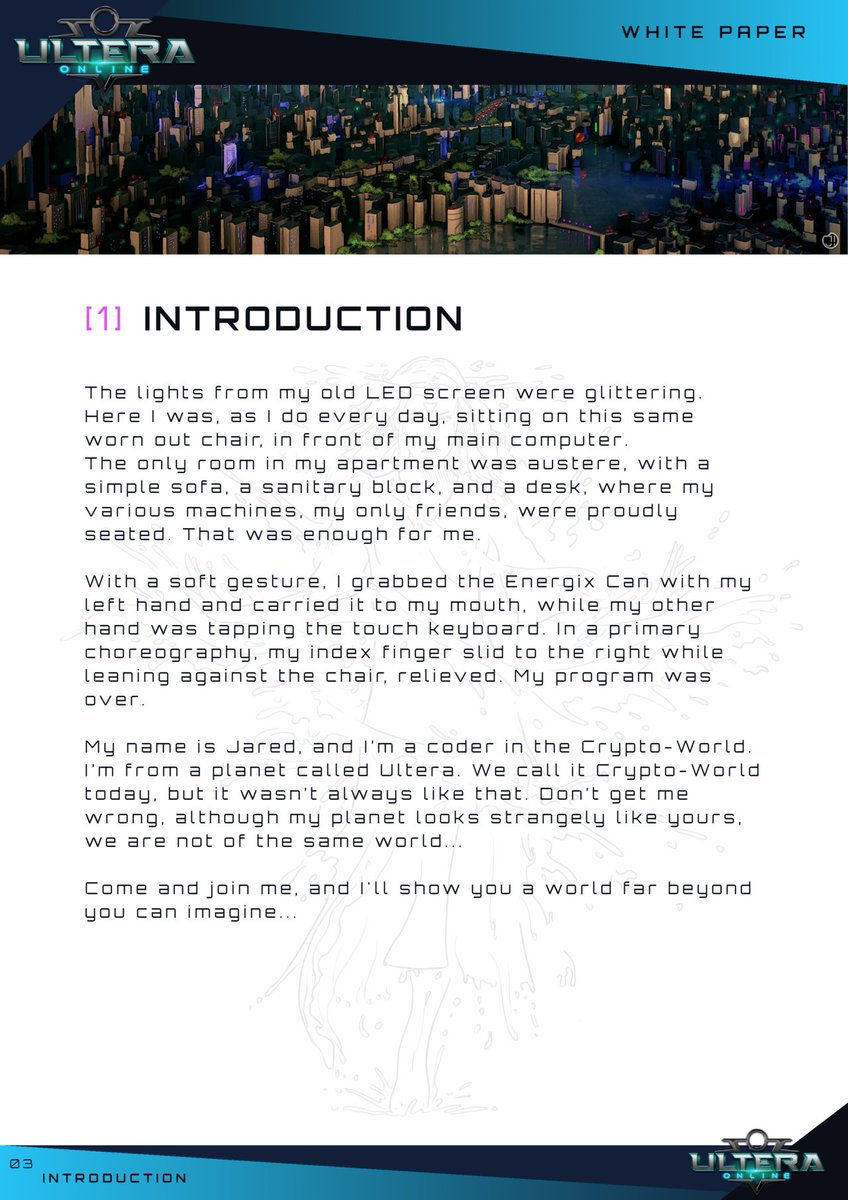 👉Here are the first pages of the #whitepaper, to help you wait until next week 😉