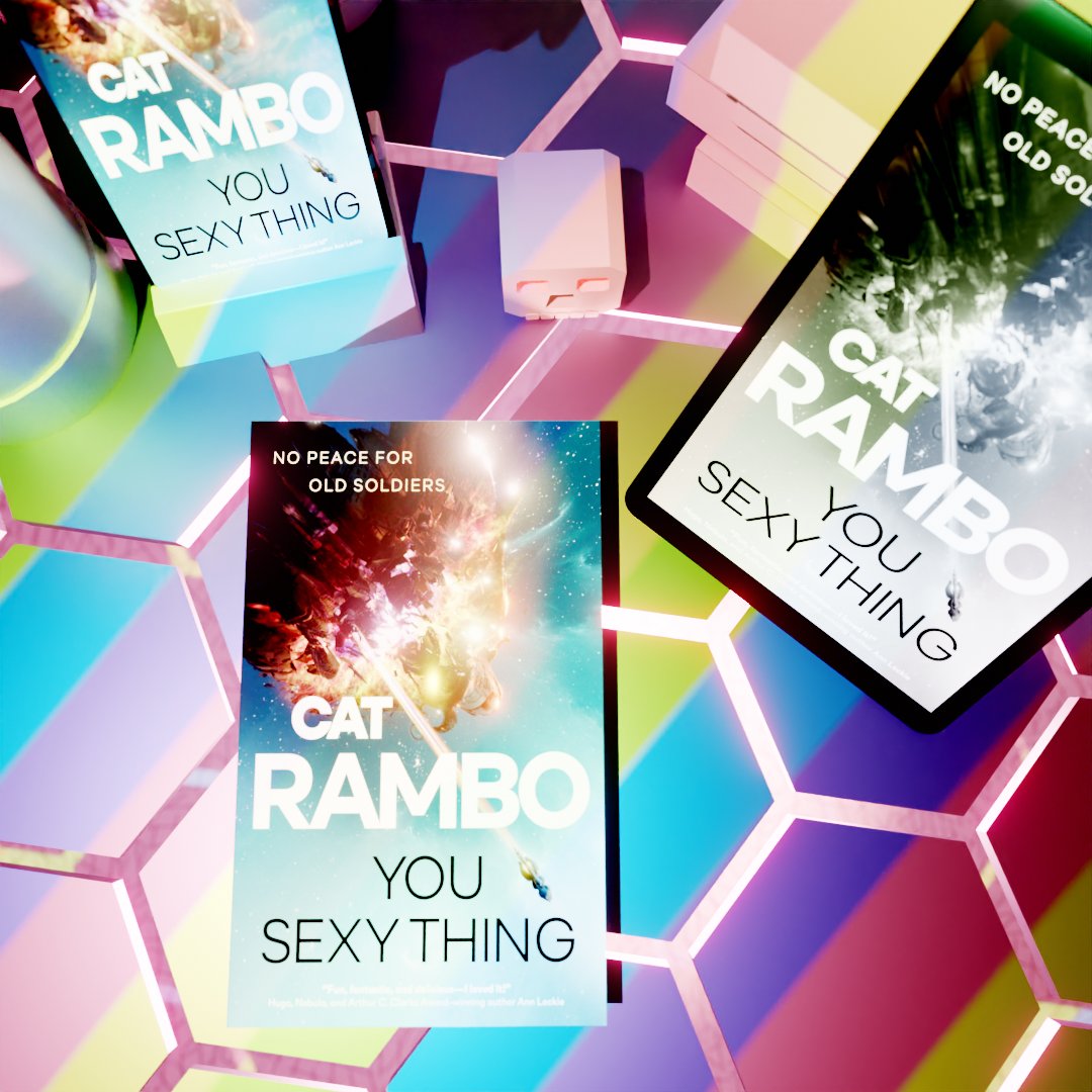 💀 Y is You Sexy Thing by Cat Rambo, next #pridemonth title on @xcrini's books by trans authors, A-Z l8r.it/AryC

#pridemonth2022 #queerbooks #transauthors #TransBooks365 #queerscifi #queersff #diversebooks #diversesff #weneeddiversebooks #ilovebooks #sff