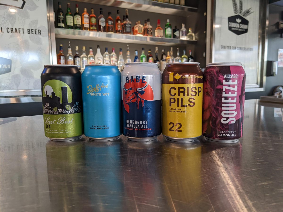 UofCLastDefence's tweet photo. Enjoy the nice summer weather with the LDL's awesome collection of local craft beers:
Last Bast IPA
Banff Avenue Wit, Wheat Ale
Babe Blueberry Vanilla Ale
Jasper Crisp Pils
Village Squeeze Raspberry Lemon Ale
and more!
#UofC #UCalgary #YYCEat #YYCBeer #CraftBeer #ShopLocal https://t.co/Pf5nC5kWbP