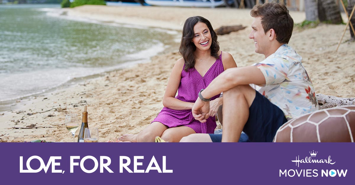 HallmarkPlus's tweet photo. When the cameras are off, will it be love, or was it for show? Watch romance unfold between Haley @ChloeBridges and Luke @scottmfoster in #LoveForReal on #HallmarkMoviesNow! https://t.co/E7wZOFF92u