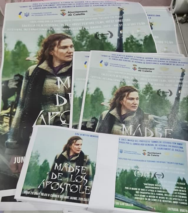 MaresmeFilmFest's tweet photo. Demà 29 Juny a les 19h a Can Saleta projecció del film "Mother of Apostles", una pel·lícula que narra la història d'una dona que busca el seu fill enmig del conflicte bèl·lic viscut a Ucraïna el 2014 i guardonada l'any passat al nostre festival. Entrada gratuïta

#cinemasolidari https://t.co/QCyDrA1lvx