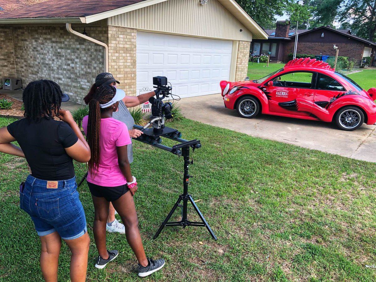 UARKOnline's tweet photo. On the road again! We continue the #razorbug diploma tour this week with stops in Fort Smith, Booneville, and Clarksville.
#wps #uarkonline https://t.co/bGQDdibLm5