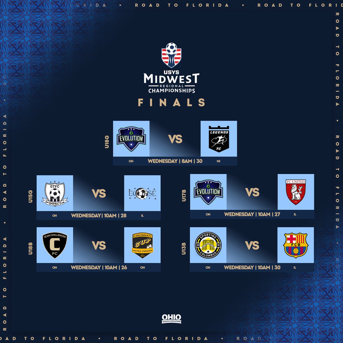 For rights as best of the Midwest and a trip to Nationals.

One. More. Game. 🙌 #ROADtoFL