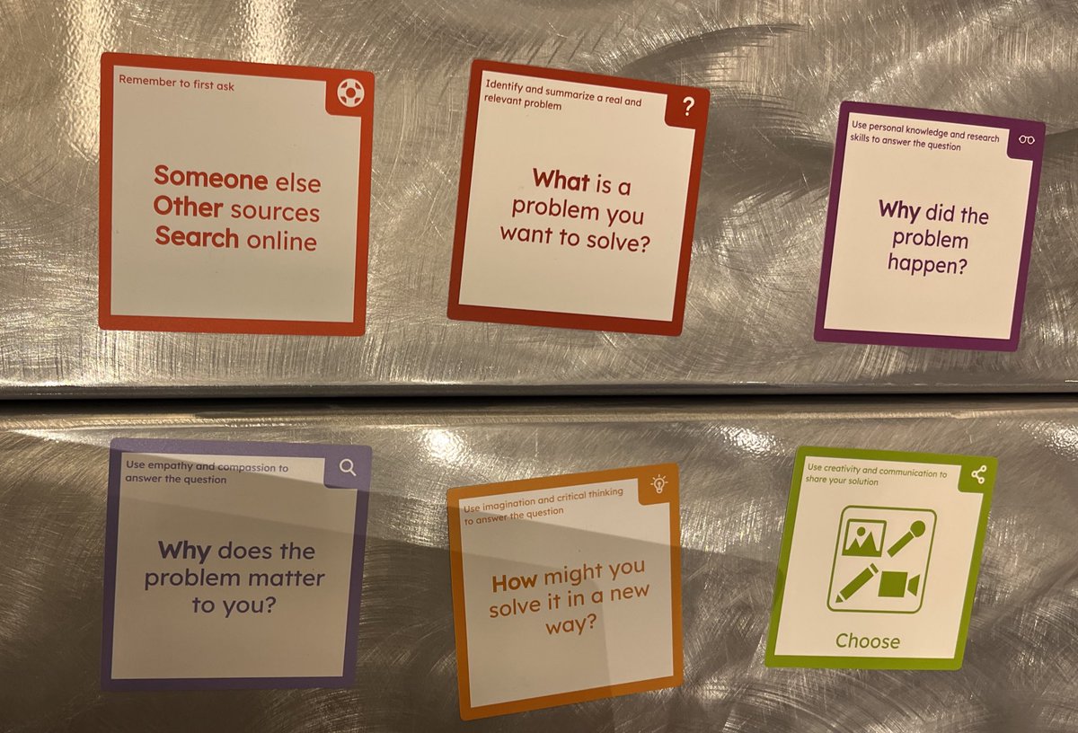 A great session on this design-thinking process called Solve in Time. @deelanier <a href="/EmilyRothie2/">Emily Roth</a> -#ISTELive22