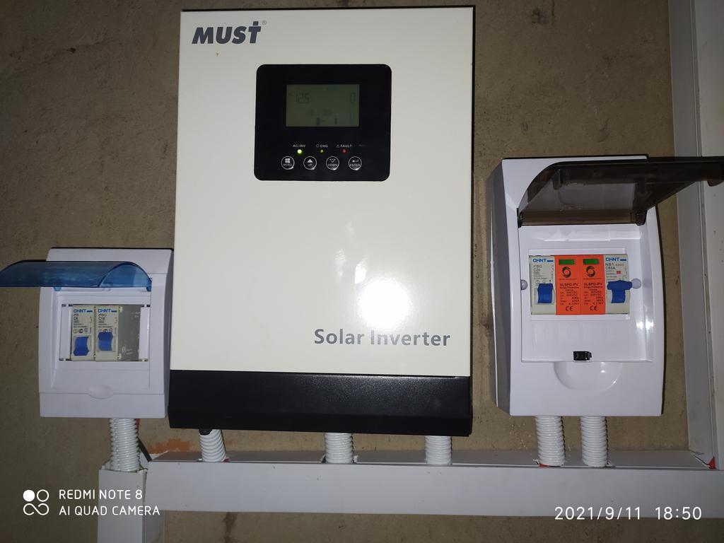 ☀️ STANDARD PACKAGE ☀️
🔥USD$1030🔥

If you are looking for a cost effective solar solution with longer battery back up hours, definitely this is the package for you. Boasting of an mppt hybrid inverter and 1.2kwhrs usable battery backup this package gives you comfort