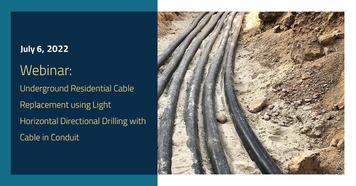 𝐁𝐥𝐨𝐜𝐤 𝐲𝐨𝐮𝐫 𝐜𝐚𝐥𝐞𝐧𝐝𝐚𝐫 📅! Does your utility finds it challenging to replace Underground Residential Cable? Are you aware of the state of the art technology available in the industry?
Join us next week for an insightful session. Details: ceati.com/contact-us