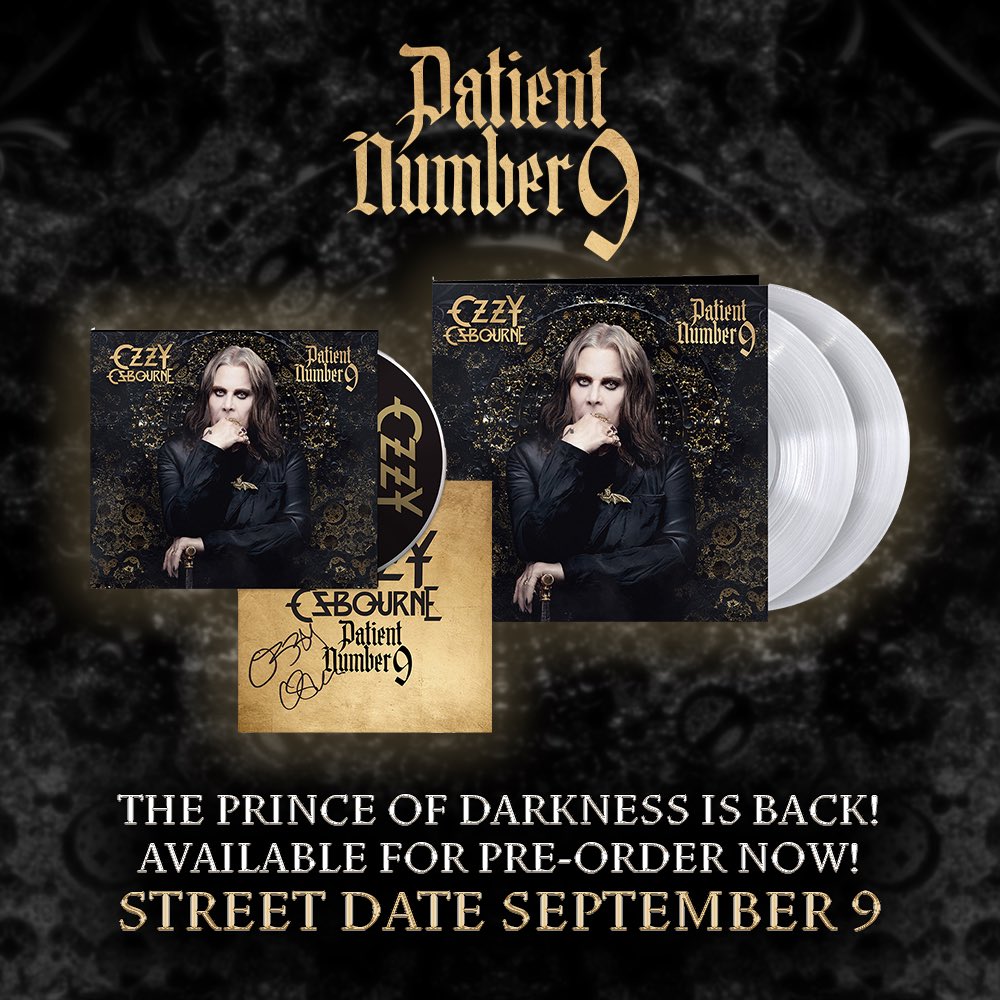 Limited 2xLP on Crystal Clear vinyl with deluxe gatefold that comes with a #ComicBook by @ToddMcFarlane! Hand signed autographed options available at ozzyosbourne.lnk.to/PatientNumber9 #ozzy #toddmcfarlane #patientnumber9 #vinyl #lp #lpsforsale #deluxe #autograph #signature #handsigned